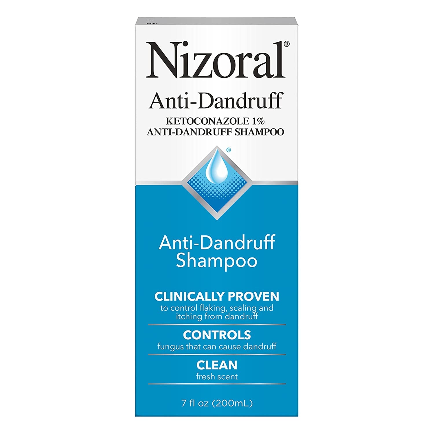 Anti-Dandruff Shampoo with 1% Ketoconazole, Fresh Scent, 7 oz