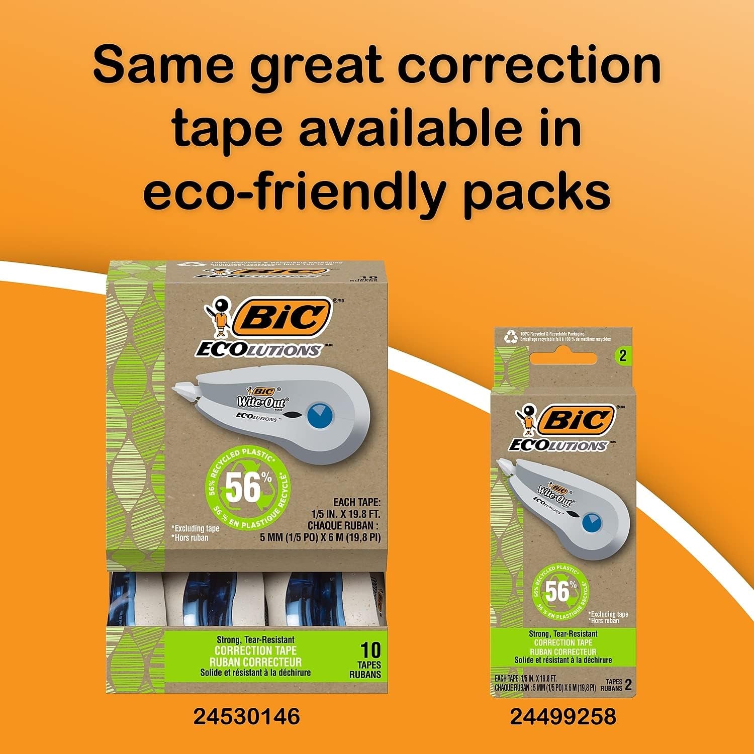 Wite-Out Brand EZ Correct Correction Tape, 39.3 Feet, 2-Count - CommunityRateLLC