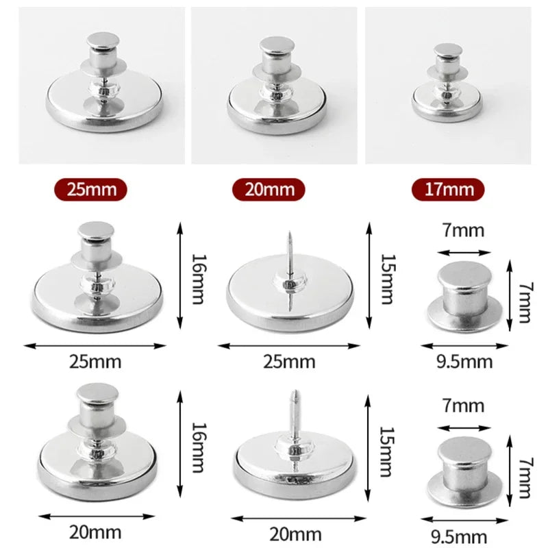 Magnetic Curtain Fasteners - 4/8 Pairs Detachable Clips for Light Control and Window Screen Closure