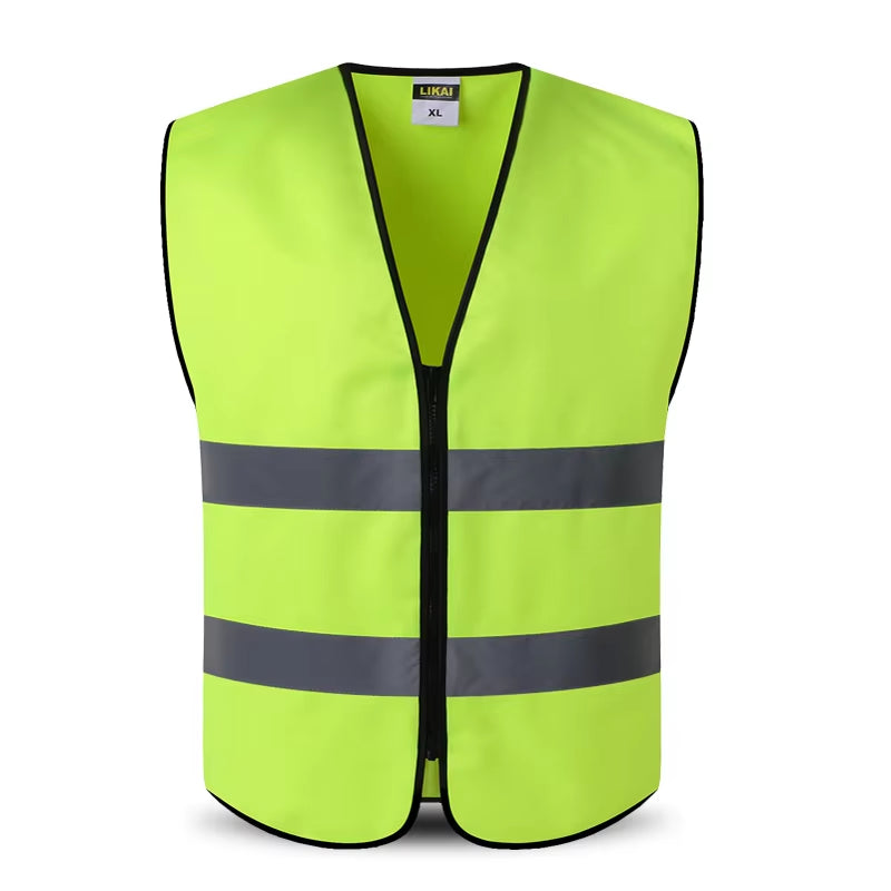 Professional High Visibility Reflective Safety Vest for Outdoor Activities, Motorcycling, and Cycling
