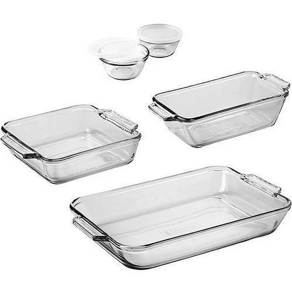 Glass Baking Dish Set, 7 Piece Glass Bakeware Set - CommunityRateLLC