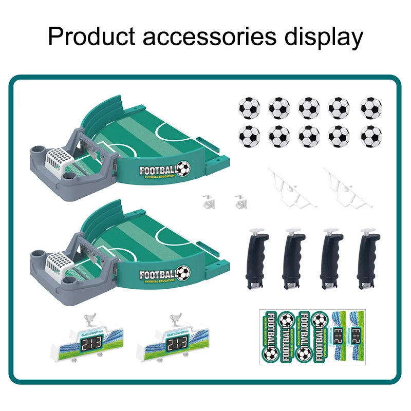 Portable Soccer Table for Family Gatherings - Interactive Football Board Game for Kids and Outdoor Fun