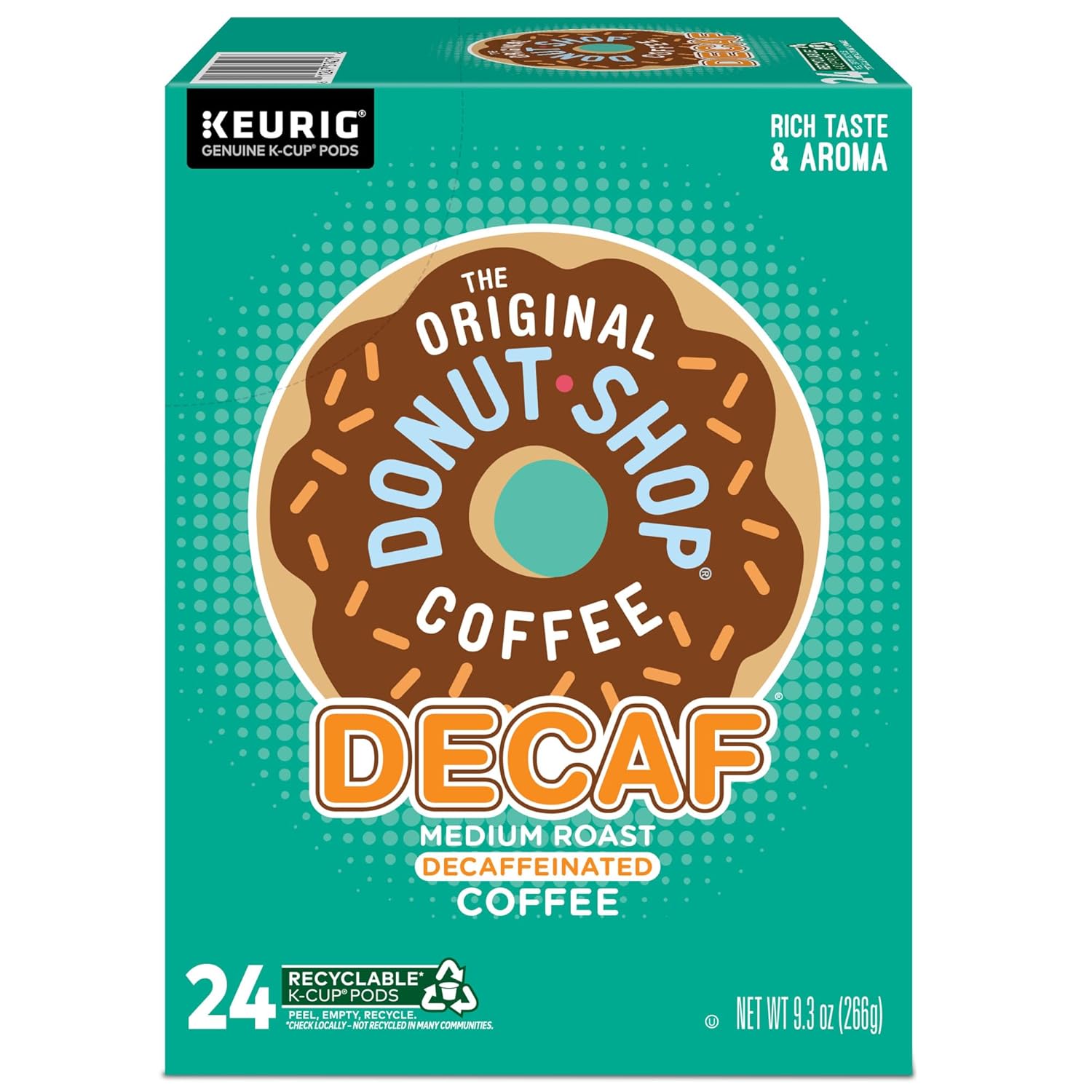 Decaf Keurig Single-Serve K-Cup Pods, Medium Roast Coffee, 96 Count (4 Packs of 24) - CommunityRateLLC