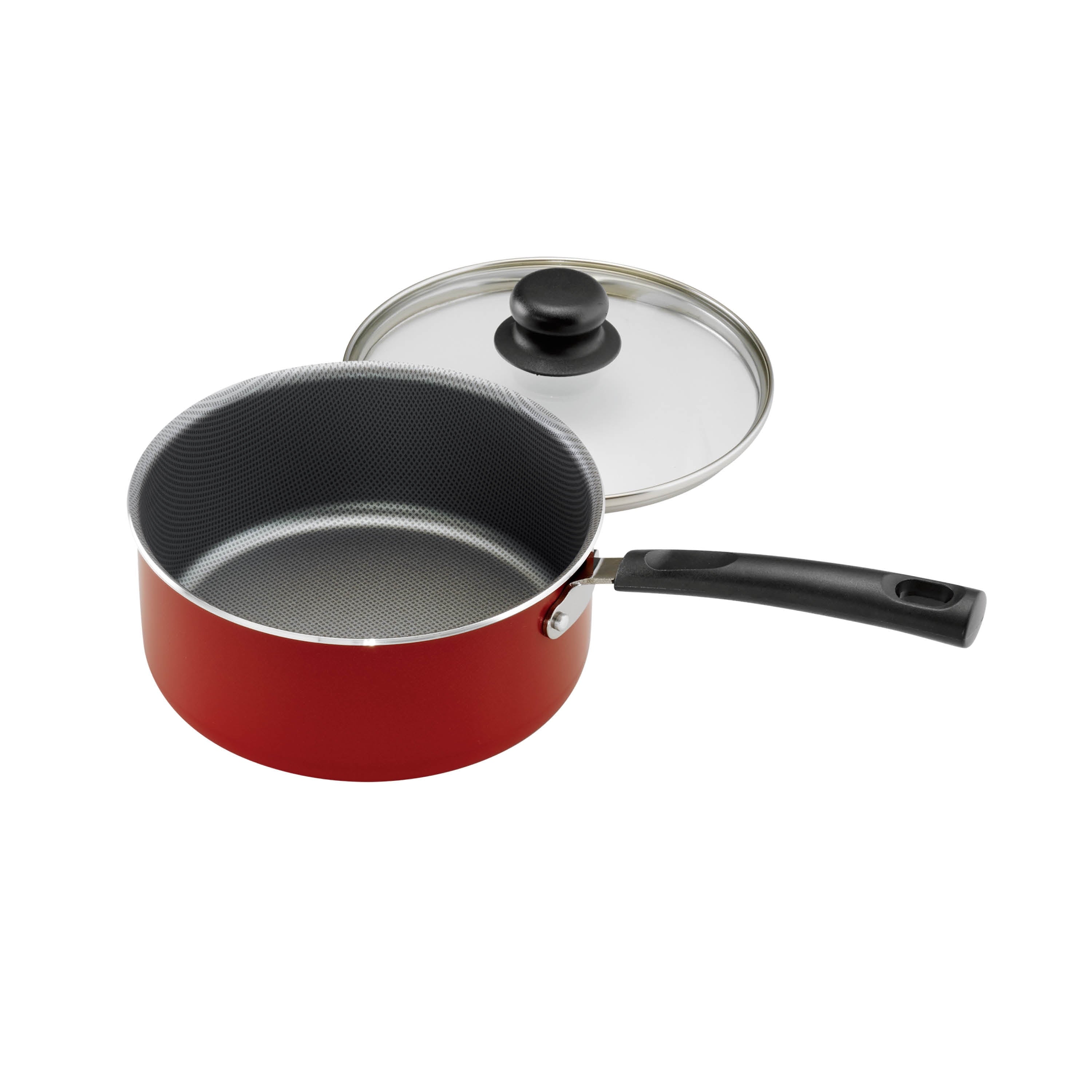 Primaware 18 Piece Non-Stick Cookware Set, Red - CommunityRateLLC