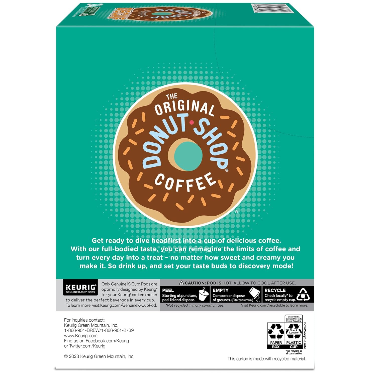 Decaf Keurig Single-Serve K-Cup Pods, Medium Roast Coffee, 96 Count (4 Packs of 24) - CommunityRateLLC