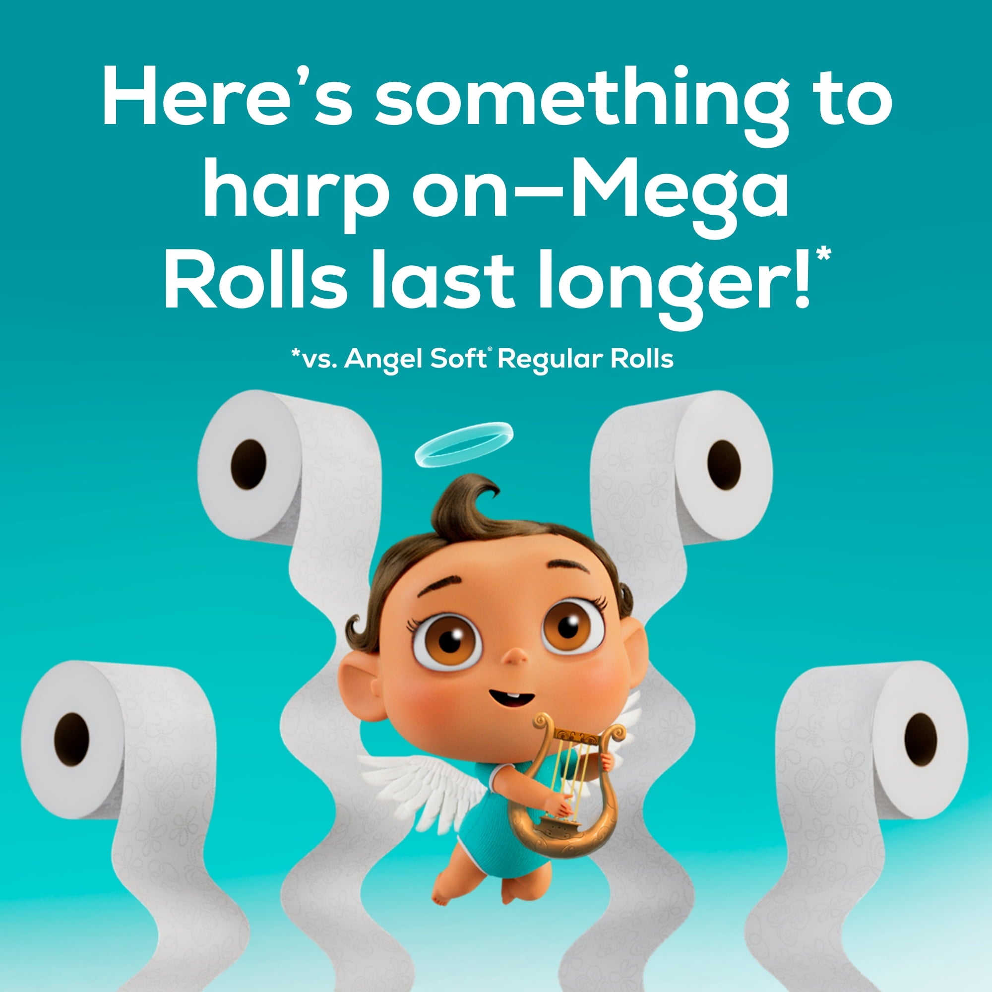 Toilet Paper, 24 Mega Rolls, Soft and Strong Toilet Tissue