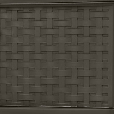 3 Drawer Wide Weave Tower Espresso