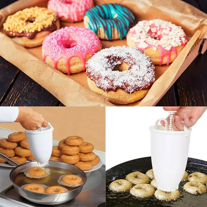 Creative Donut Maker Dispenser - DIY Pastry Baking Tool for Delicious Desserts