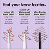Instant Lift Dual-Sided Brow Pencil with Fine Tip - Shapes, Defines, and Fills Brows in Taupe (0.006 Oz)