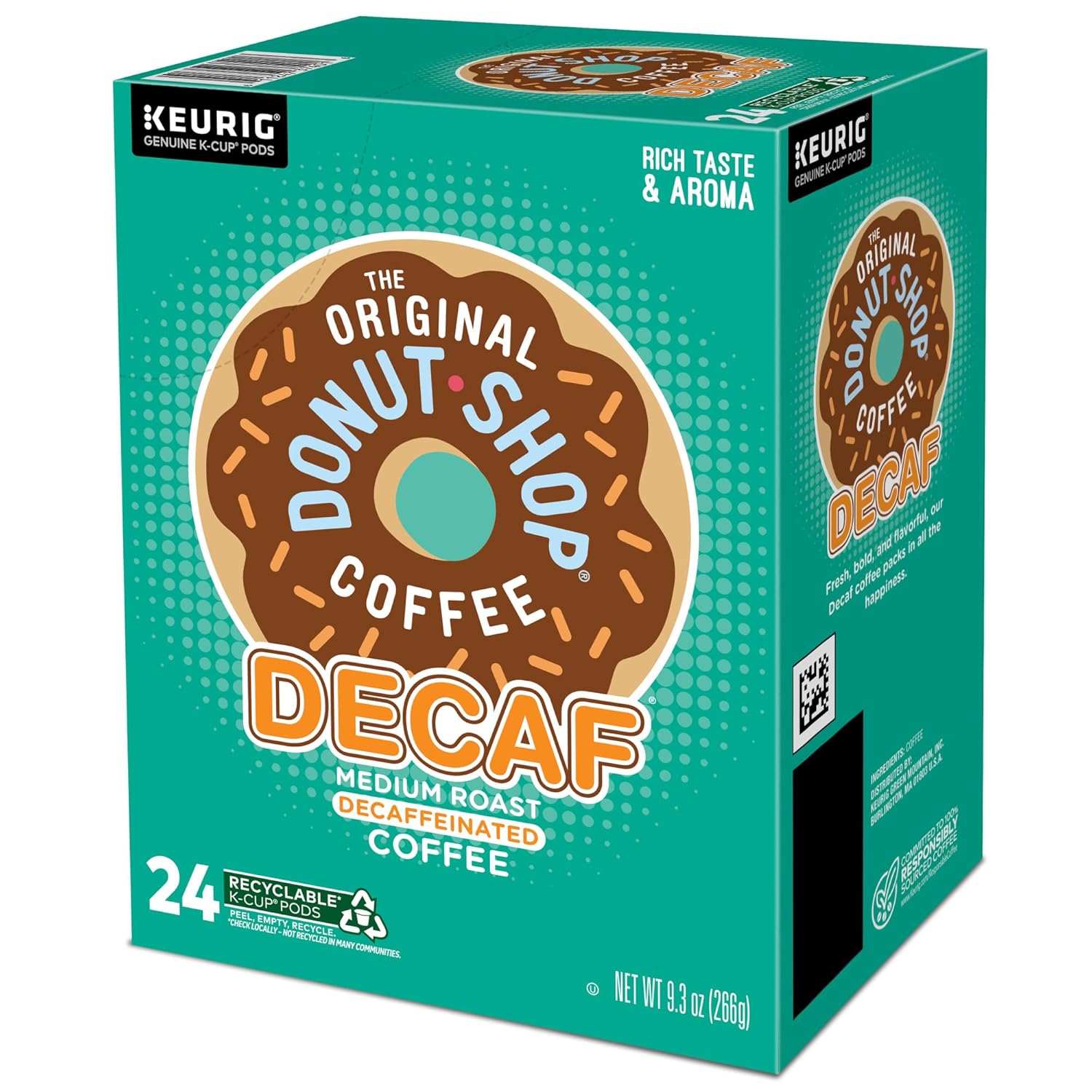 Decaf Keurig Single-Serve K-Cup Pods, Medium Roast Coffee, 96 Count (4 Packs of 24) - CommunityRateLLC