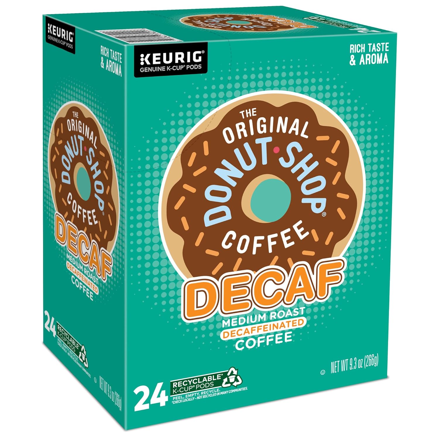 Decaf Keurig Single-Serve K-Cup Pods, Medium Roast Coffee, 96 Count (4 Packs of 24) - CommunityRateLLC