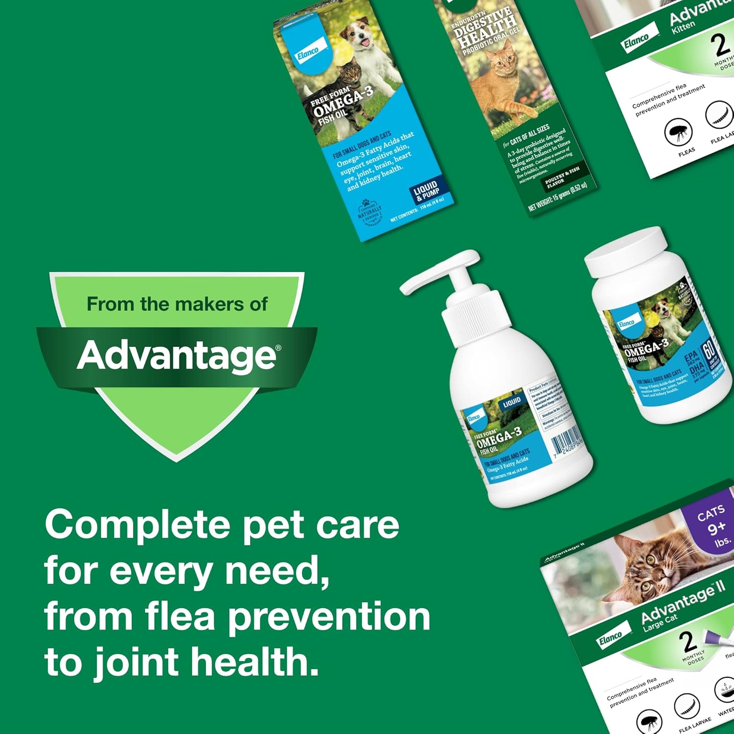 II Large Cat Vet-Recommended Flea Treatment & Prevention | Cats over 9 Lbs. | 4-Month Supply - CommunityRateLLC