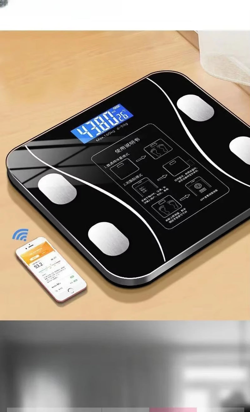 Advanced Bluetooth Body Fat Scale for Body Management and Weight Loss, Smart Mode, Ultra-Precise Home Weighing Solution
