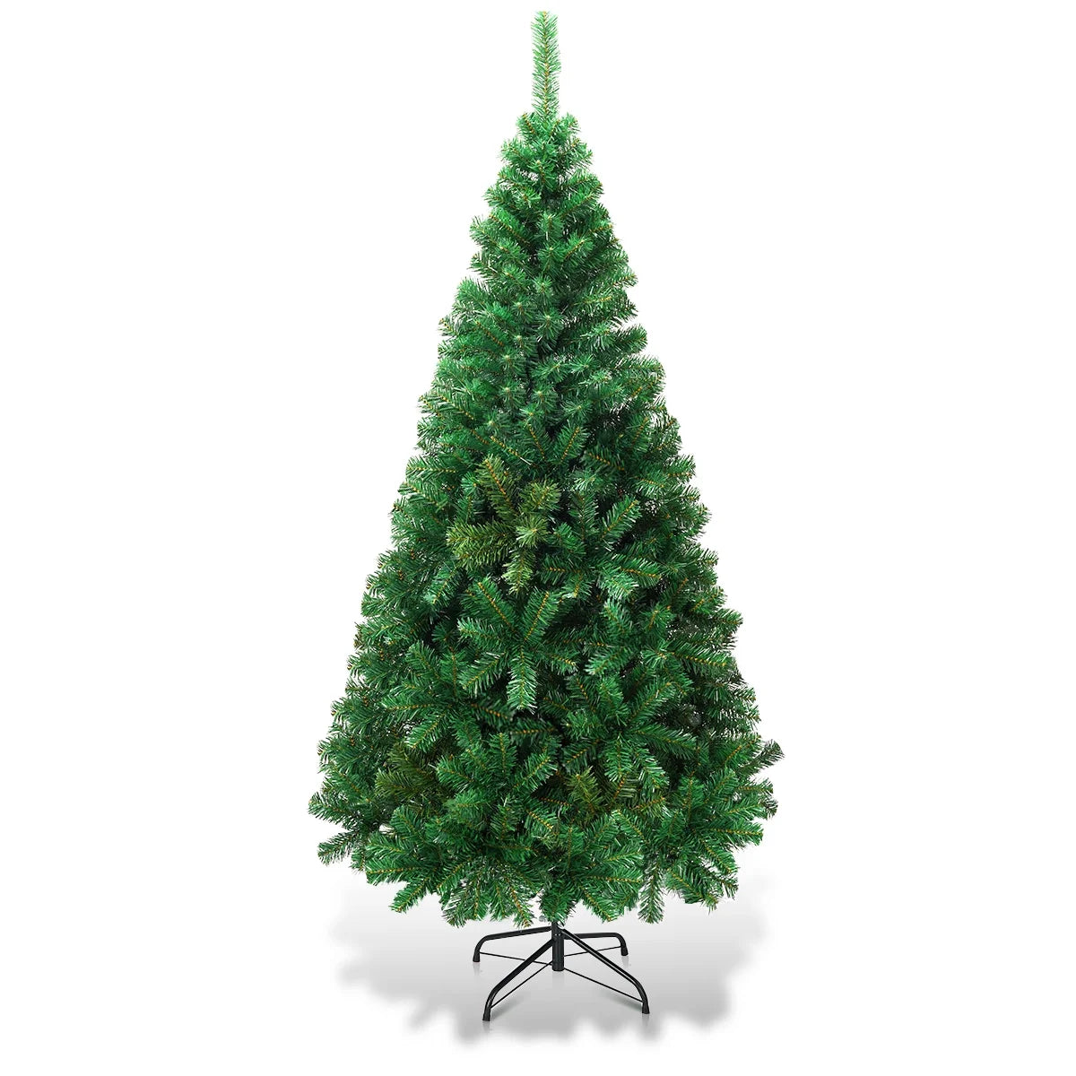 5-Foot Artificial PVC Christmas Tree for Indoor and Outdoor Use - Green