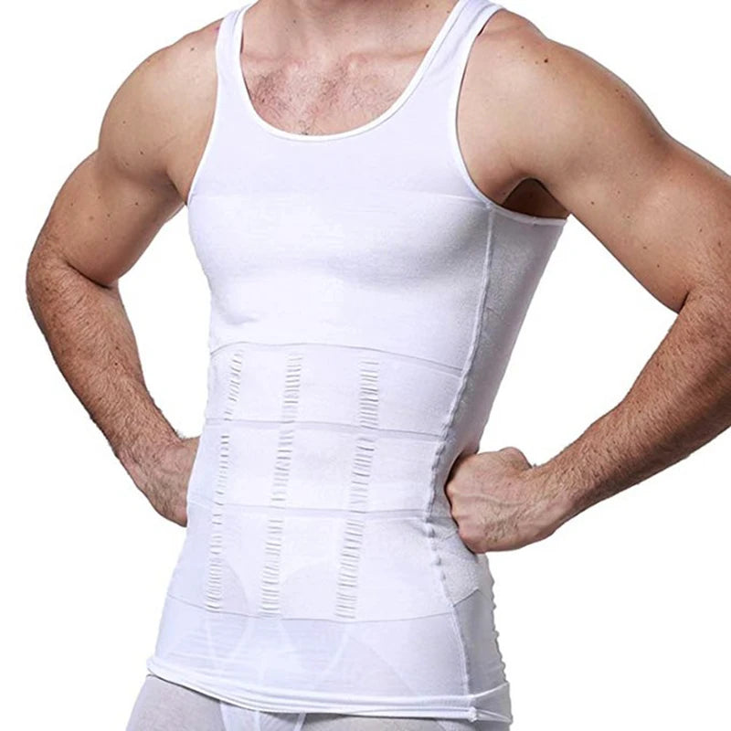 Men's Slimming Vest - Body Shaper Waist Cincher Corset for Tummy Control and Shaping