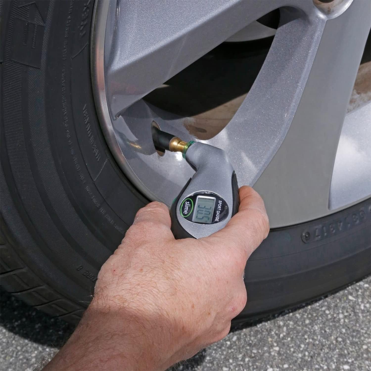 20017 Digital Tire Gauge 5-150 PSI with Lighted Tip