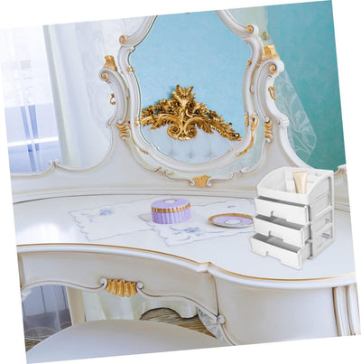 Professional Makeup Storage Case with Drawer, Skincare Organizer and Perfume Holder for Countertop Use