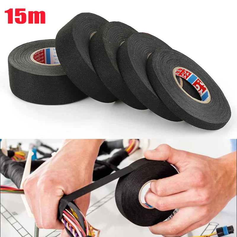 32MM Heat-Resistant Adhesive Cloth Fabric Tape for Automotive Cable Tape Harness Wiring Loom Electrical Heat Tape