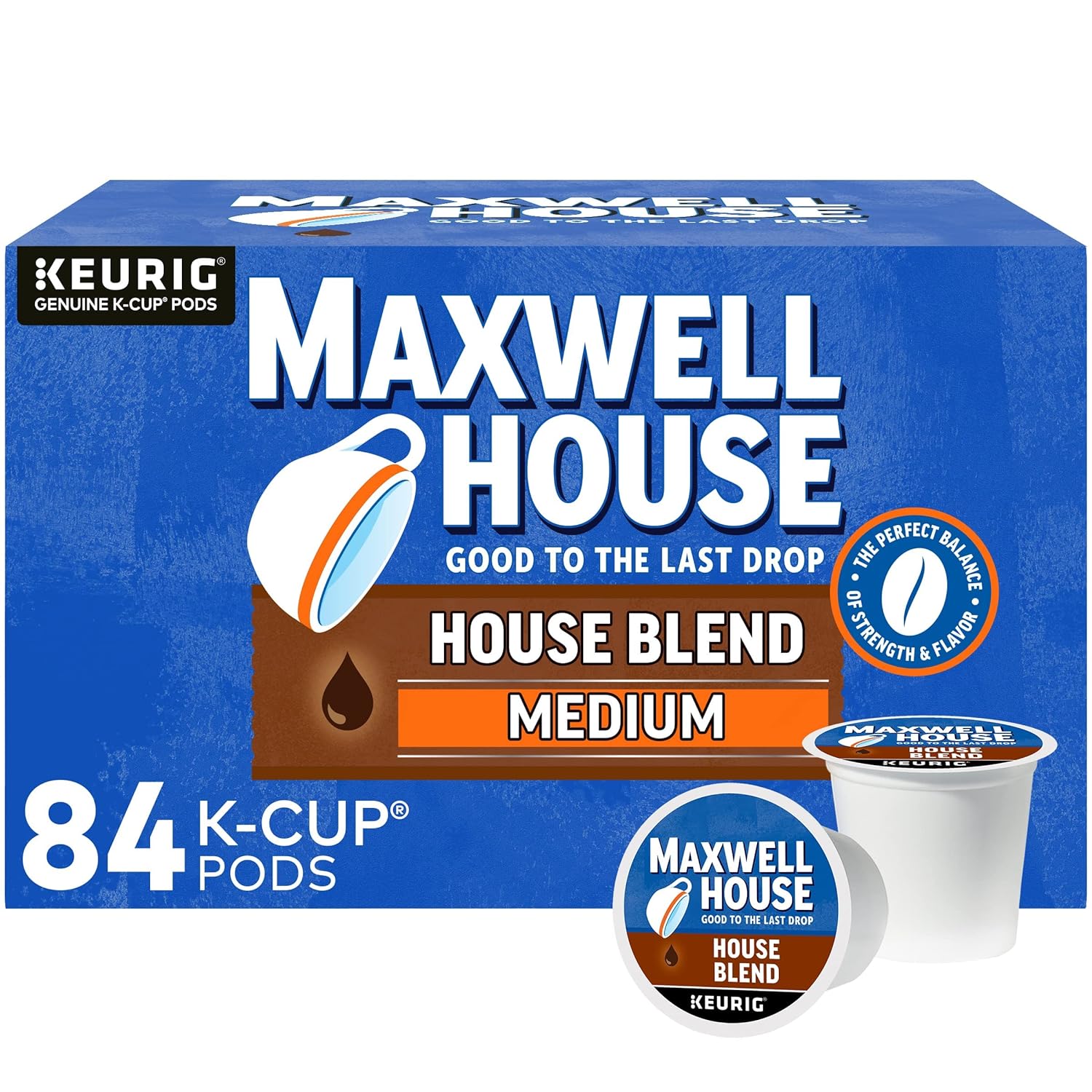 House Blend Medium Roast K-Cup Coffee Pods (84 Ct Box) - CommunityRateLLC