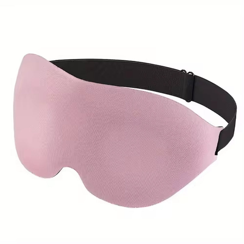 3D Contoured Sleep Eye Mask - Light Blocking Blindfold for Men and Women