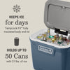 316 Series 60QT Hard Chest Wheeled Cooler, Lakeside Blue - CommunityRateLLC