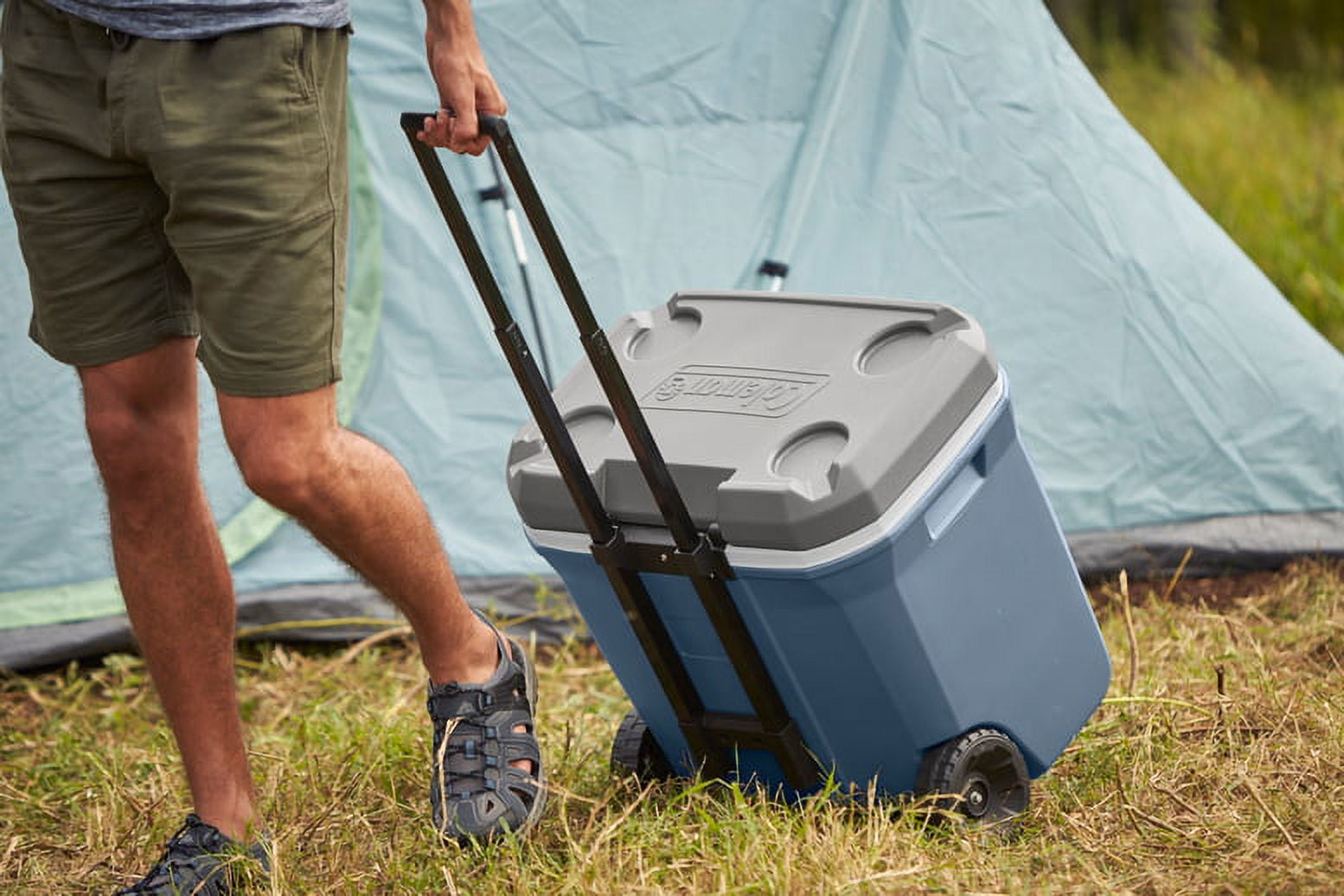 316 Series 60QT Hard Chest Wheeled Cooler, Lakeside Blue - CommunityRateLLC
