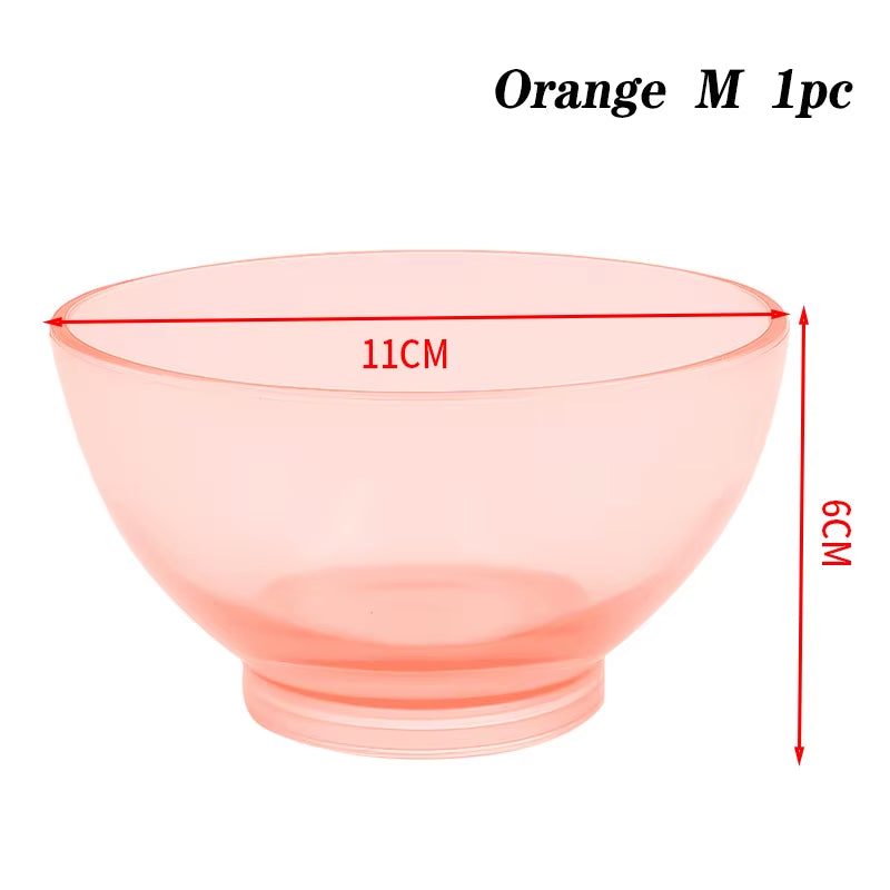 Dental Professional Transparent Flexible Rubber Mixing Bowl - Available in Small, Medium, and Large Sizes for Oral Whitening Procedures