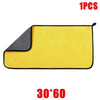 Microfiber Cleaning Towels - Thick, Soft Drying Cloths for Car Body Washing - Double Layer Cleaning Rags - Available in 1, 2, or 6 Packs - Essential Car Accessories