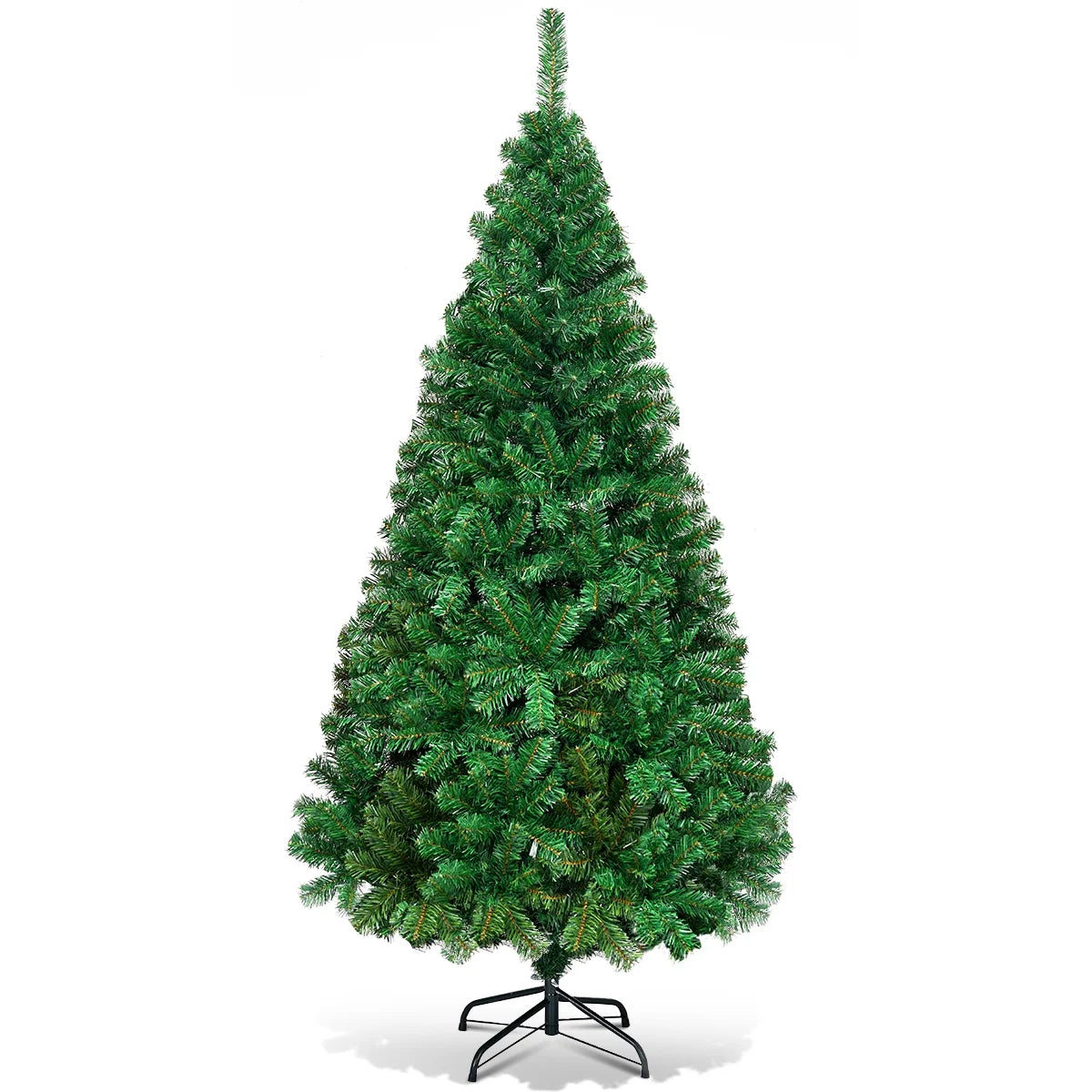 5-Foot Artificial PVC Christmas Tree for Indoor and Outdoor Use - Green