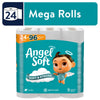 Toilet Paper, 24 Mega Rolls, Soft and Strong Toilet Tissue