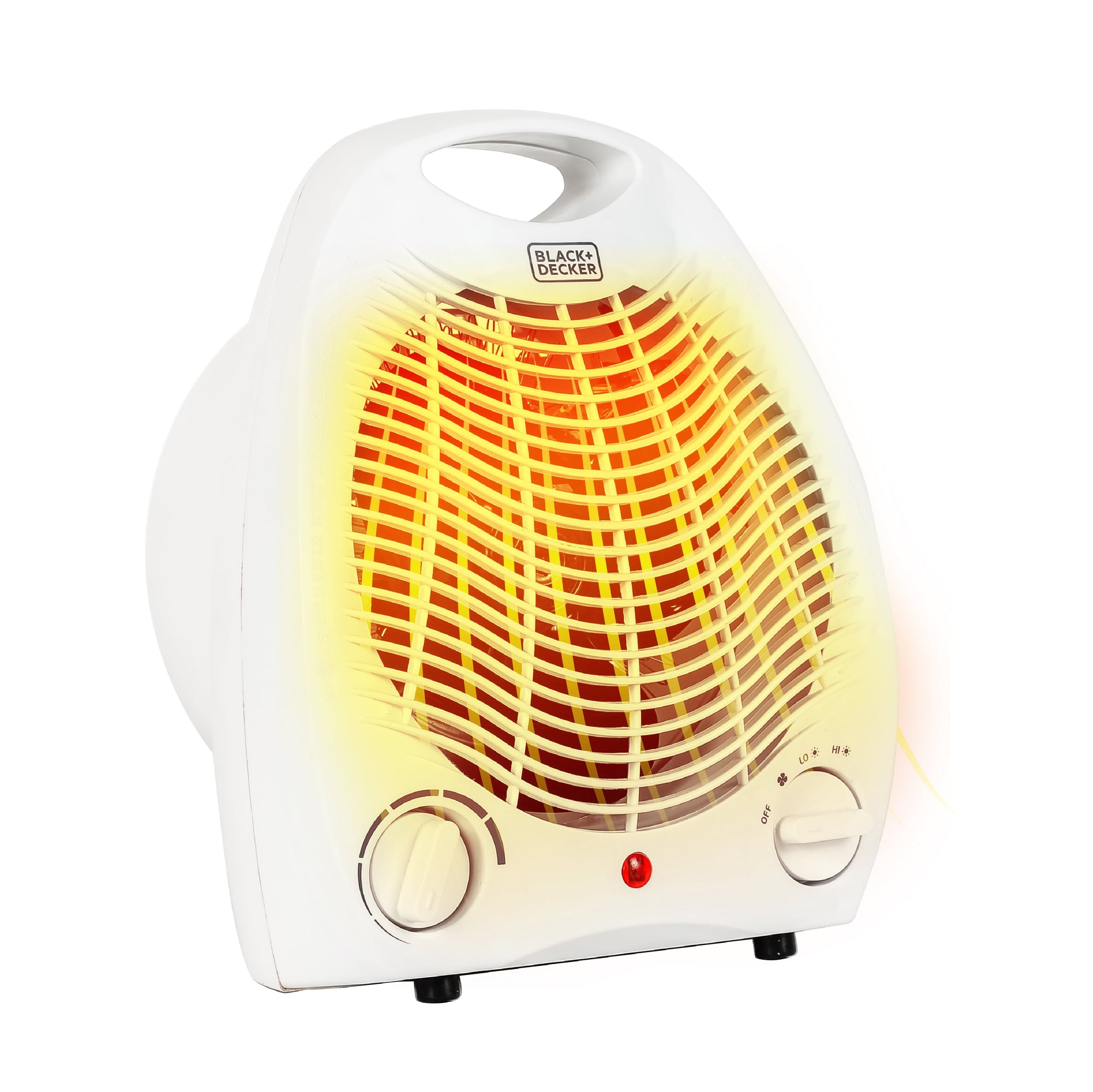 1500W Portable Indoor Personal Desktop Heater - White