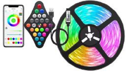 App-Controlled RGB 5050 SMD Flexible LED Strip Lights