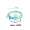 Borosilicate GlassHigh  Lunch Box Microwave Heating Sealed Bento Boxes Fresh-keeping Soup Snacks Fruit Sealed Insulation Box