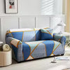 Flower Printed Elastic Sofa Cover - Antidirt Spandex Furniture Protector for Bedroom, Office, and Living Room Decor