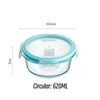 Borosilicate GlassHigh  Lunch Box Microwave Heating Sealed Bento Boxes Fresh-keeping Soup Snacks Fruit Sealed Insulation Box