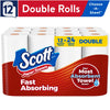 Choose-A-Sheet Paper Towels, 12 Double Rolls - CommunityRateLLC