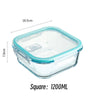 Borosilicate GlassHigh  Lunch Box Microwave Heating Sealed Bento Boxes Fresh-keeping Soup Snacks Fruit Sealed Insulation Box