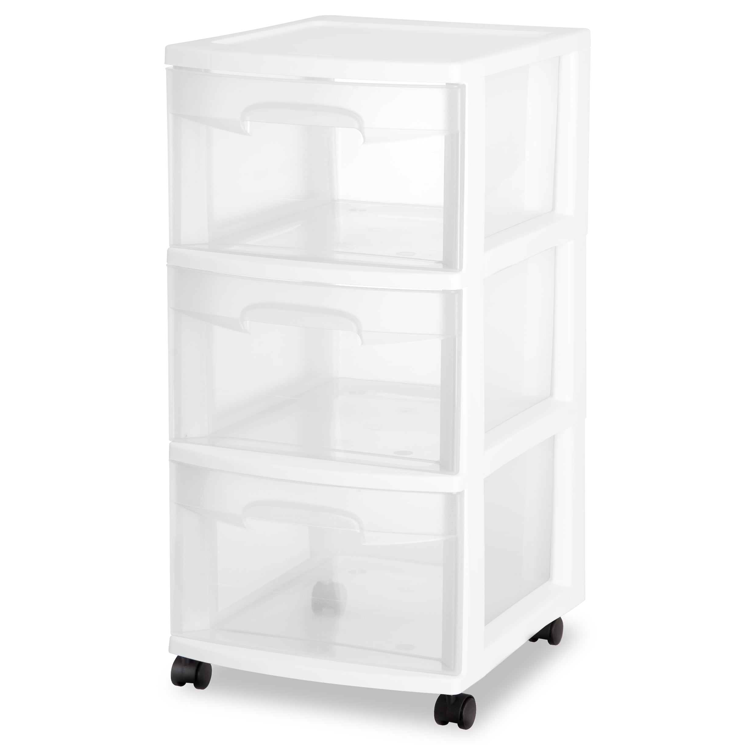 3 Drawer Cart, White