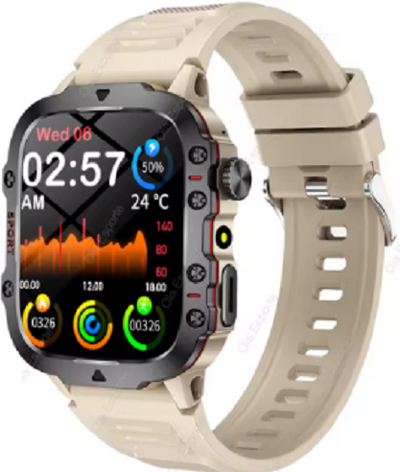 Original Men Smartwatch, Flashlight Bluetooth Call, Fitness Clock