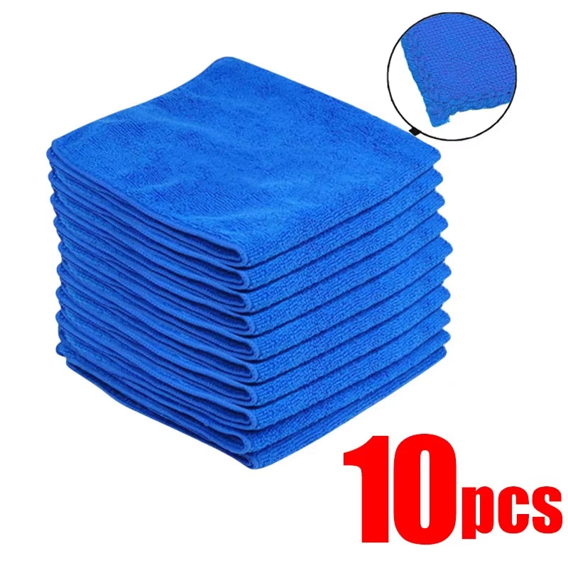 Microfiber Towels for Car Wash and Household Cleaning - 1 to 20 Pack Auto Detailing and Polishing Cloths