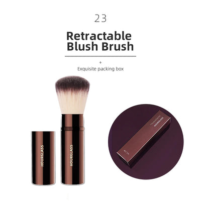 Professional Makeup Brush Set for Powder Foundation, Concealer, Blusher, Bronzer, Eye Shadow, Eyebrow, Eyeliner, and Sculpting