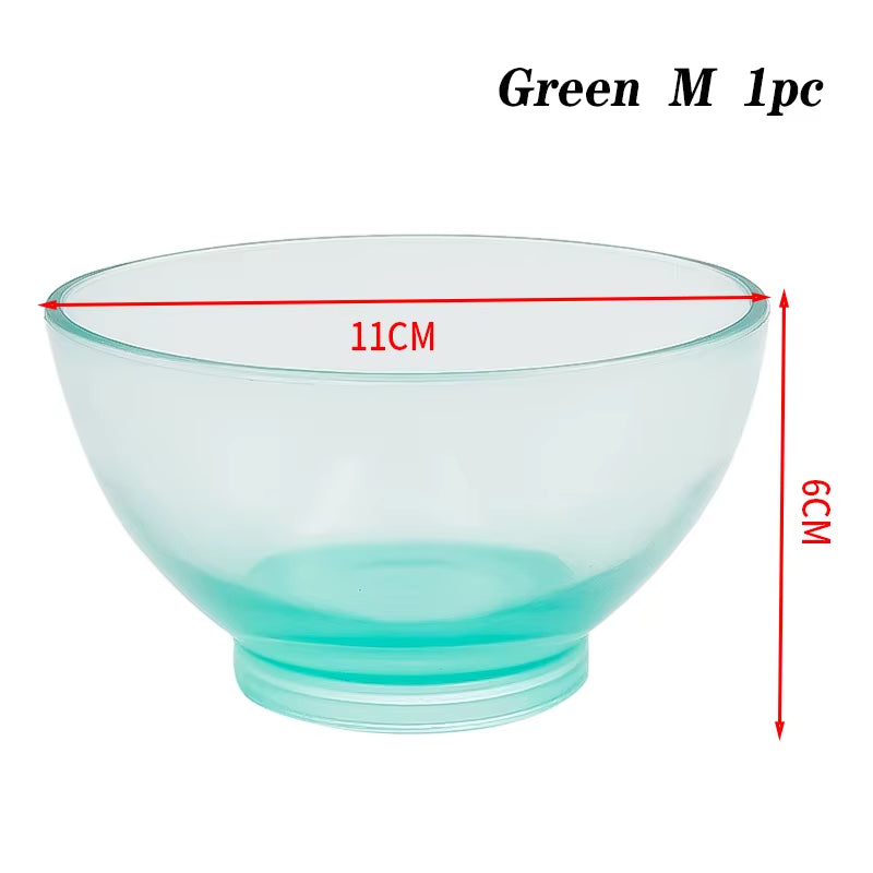 Dental Professional Transparent Flexible Rubber Mixing Bowl - Available in Small, Medium, and Large Sizes for Oral Whitening Procedures