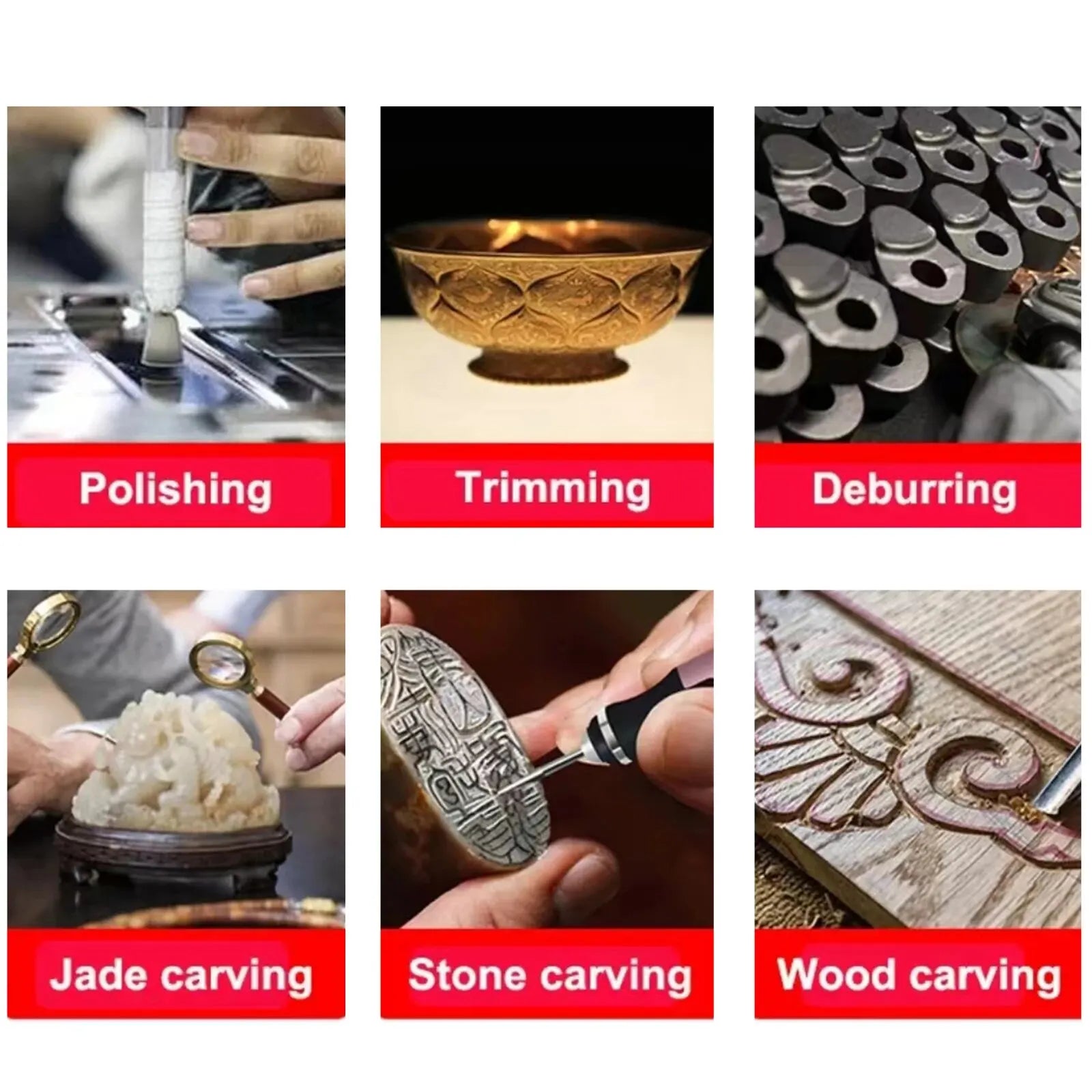 USB Rechargeable Cordless Rotary Tool Kit for Woodworking, Engraving, and DIY Projects in Jewelry, Metal, and Glass