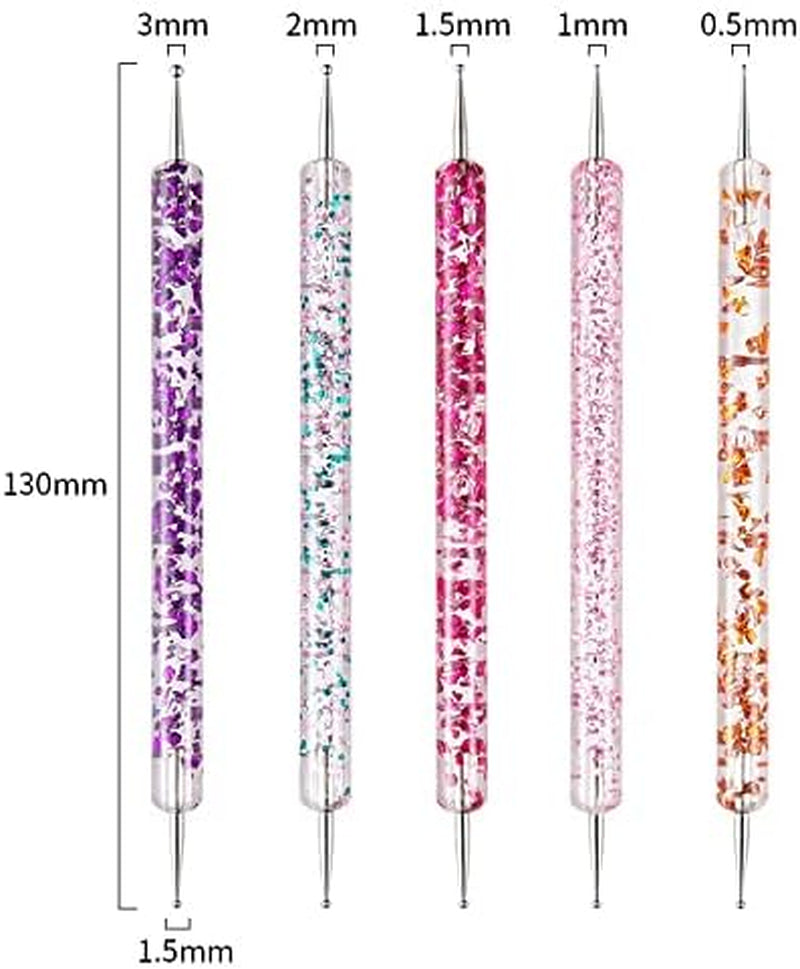 31Pcs Nail Art Brushes,Nail Art Tool Set,Nail Dotting Tools,Nail Dust Brush,Striping Nail Art Brushes for Long Lines,Nail Drawing Pen for Nail Design..