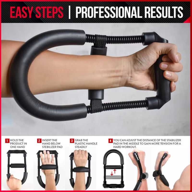 Adjustable Forearm and Wrist Strength Training Equipment for Enhanced Grip Power and Fitness Workouts