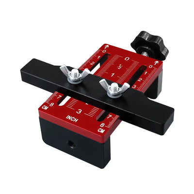 Aluminum Cabinet Door Positioning Jig - Precision Measurement and Drilling Tool for Home Renovation, Manual Operation Required