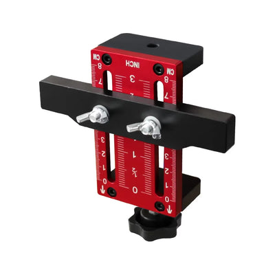 Aluminum Cabinet Door Positioning Jig - Precision Measurement and Drilling Tool for Home Renovation, Manual Operation Required