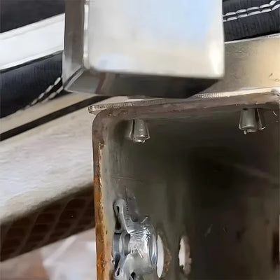 100-Piece Hammer Drive Expansion Rivets - Aluminum Nail Head Percussion Fasteners for Tapping Applications