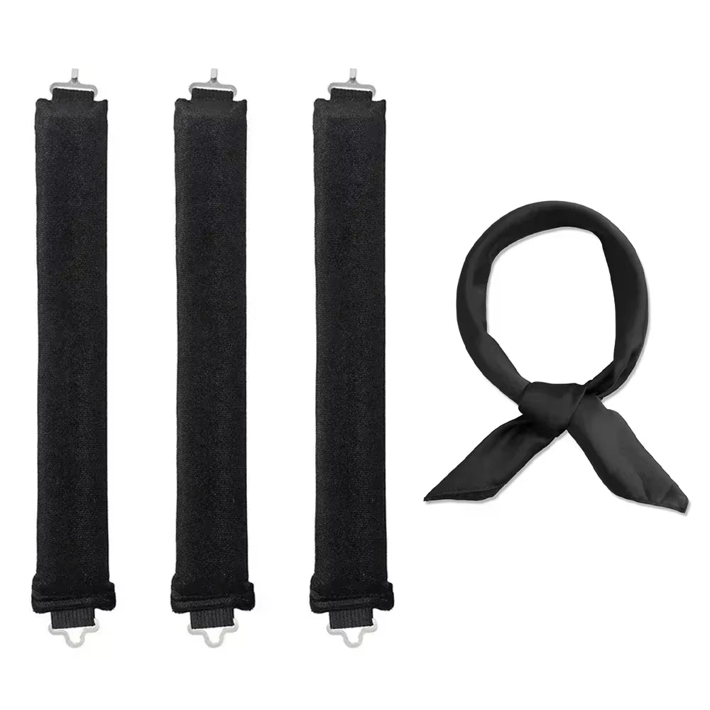 Heatless Hair Curler - Soft Curling Rod Headband for Effortless Styling with Flexi Rods and Hook
