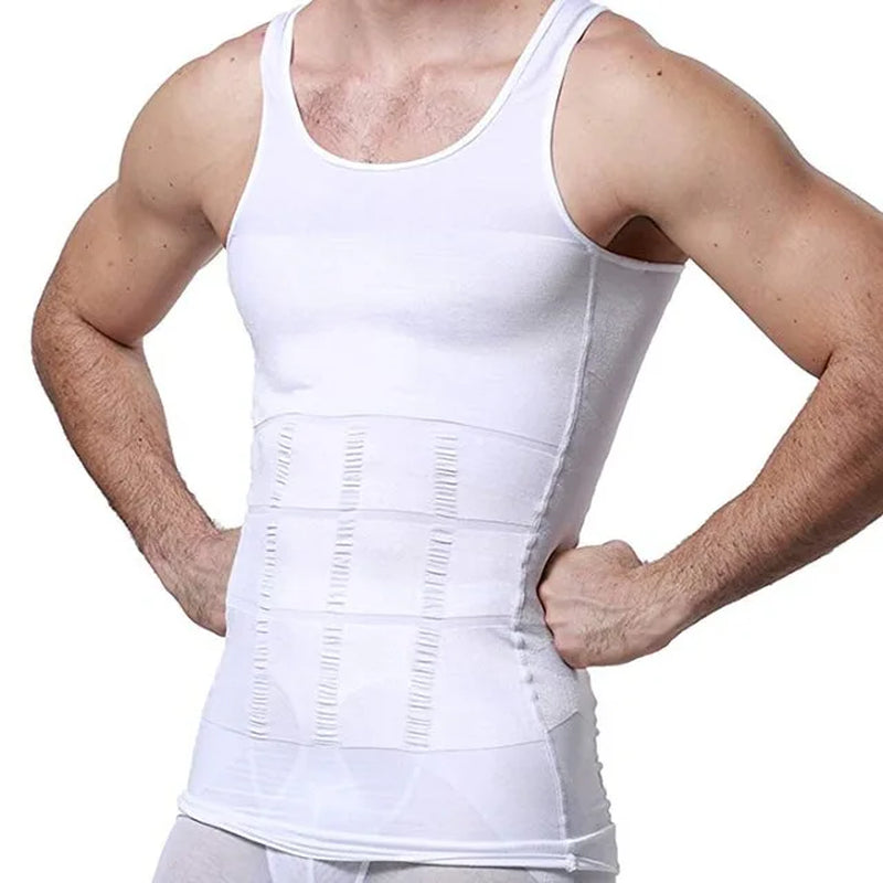 Men's Slimming Vest - Body Shaper Waist Cincher Corset for Tummy Control and Shaping